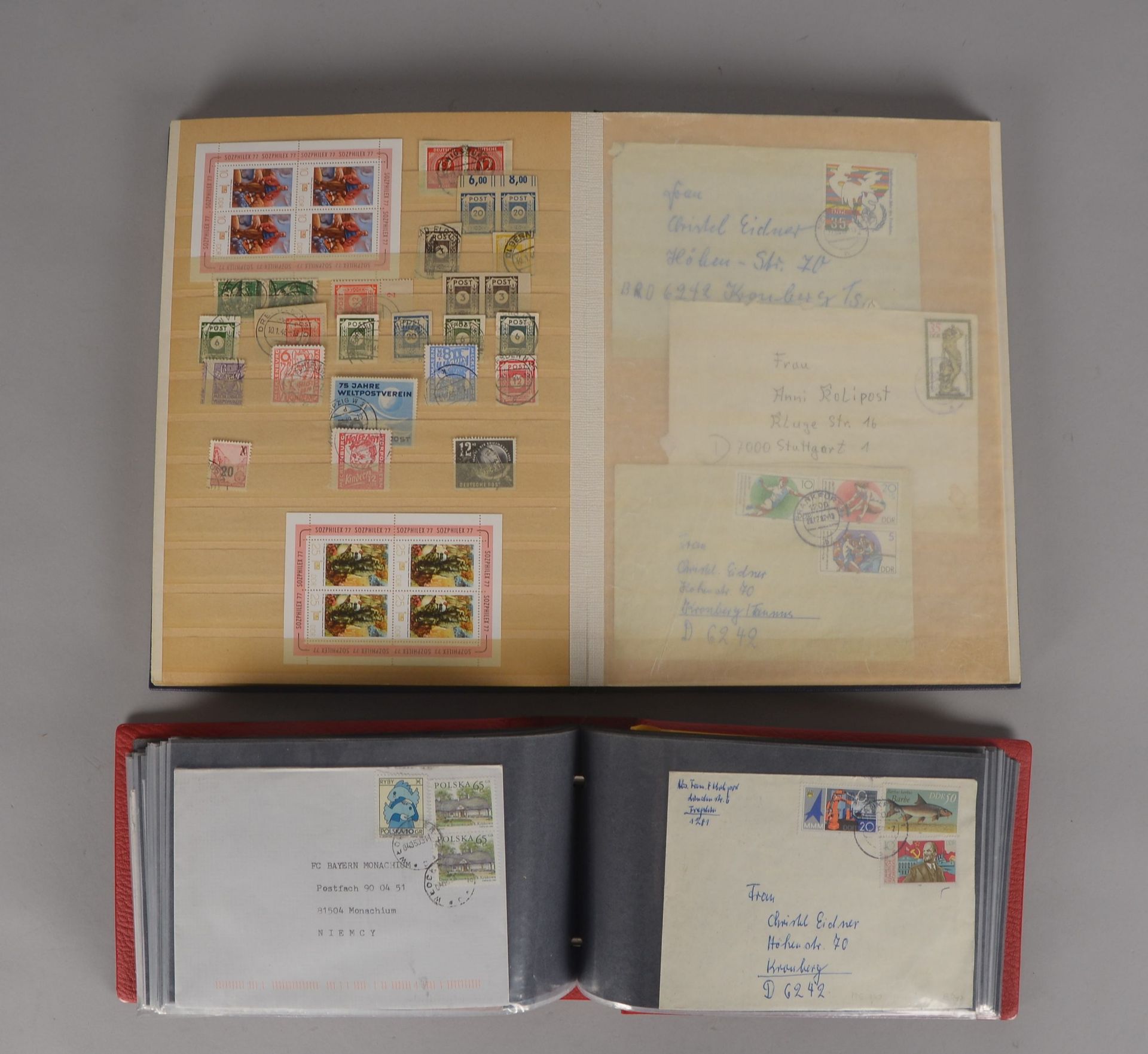 Briefmarkensammlung, Diverses (meistens gesteckt): u.a. viel &#039;BRD&#039;, auf 36 Seiten im gr&uu - Image 2 of 3