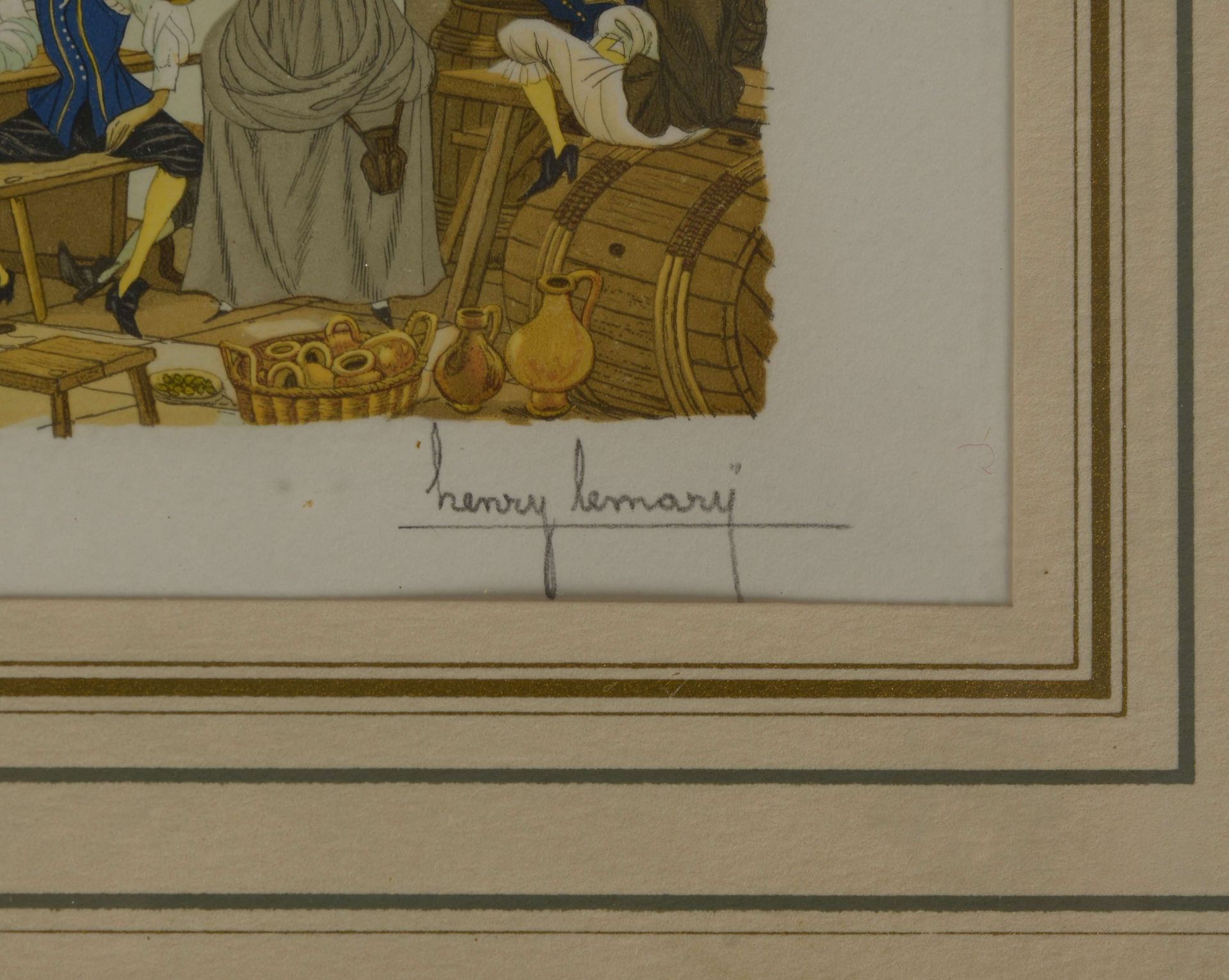 Lemarie, Henry (1911 - 1991), kleines Grafikkonvolut, &#039;Jahrmarkt&#039; und &#039;Festszenen&#03 - Image 2 of 2