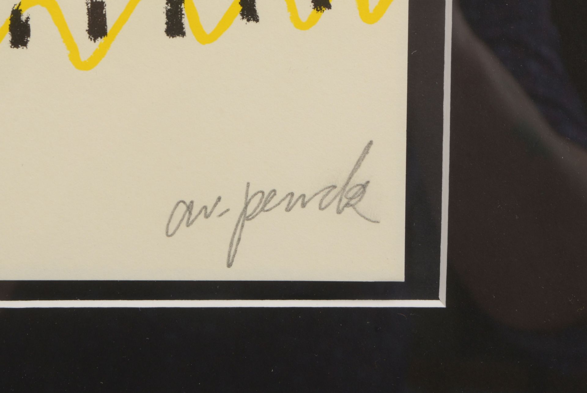 Penck, A.R., &#039;Prinzip 14&#039;, handsignierter Siebdruck aus der Autoserie (zum mit 200 Exempla - Image 2 of 2