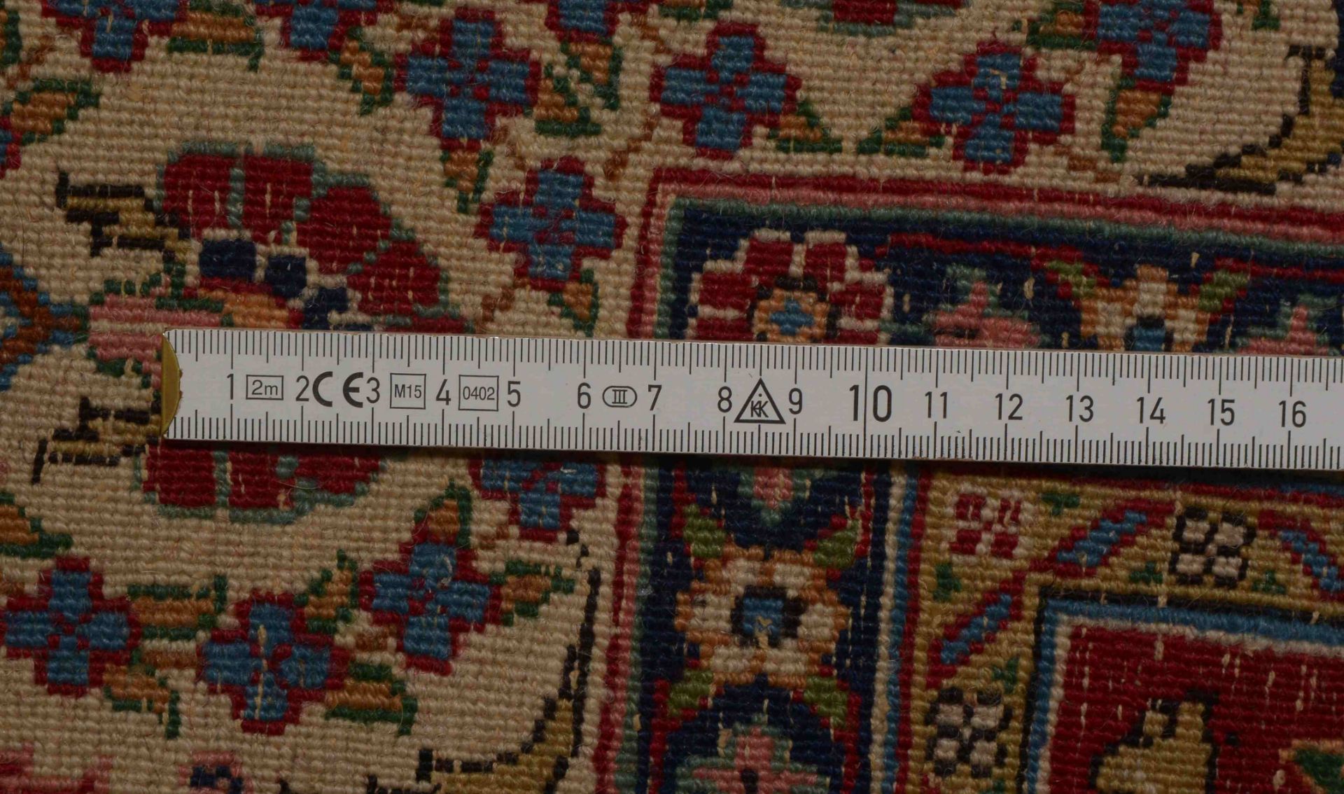 Orientteppich (Ekbatan/Iran), insgesamt gleichmäßiger Flor; Maße 230 x 140 cm (Schmalseiten müssen f - Bild 2 aus 2