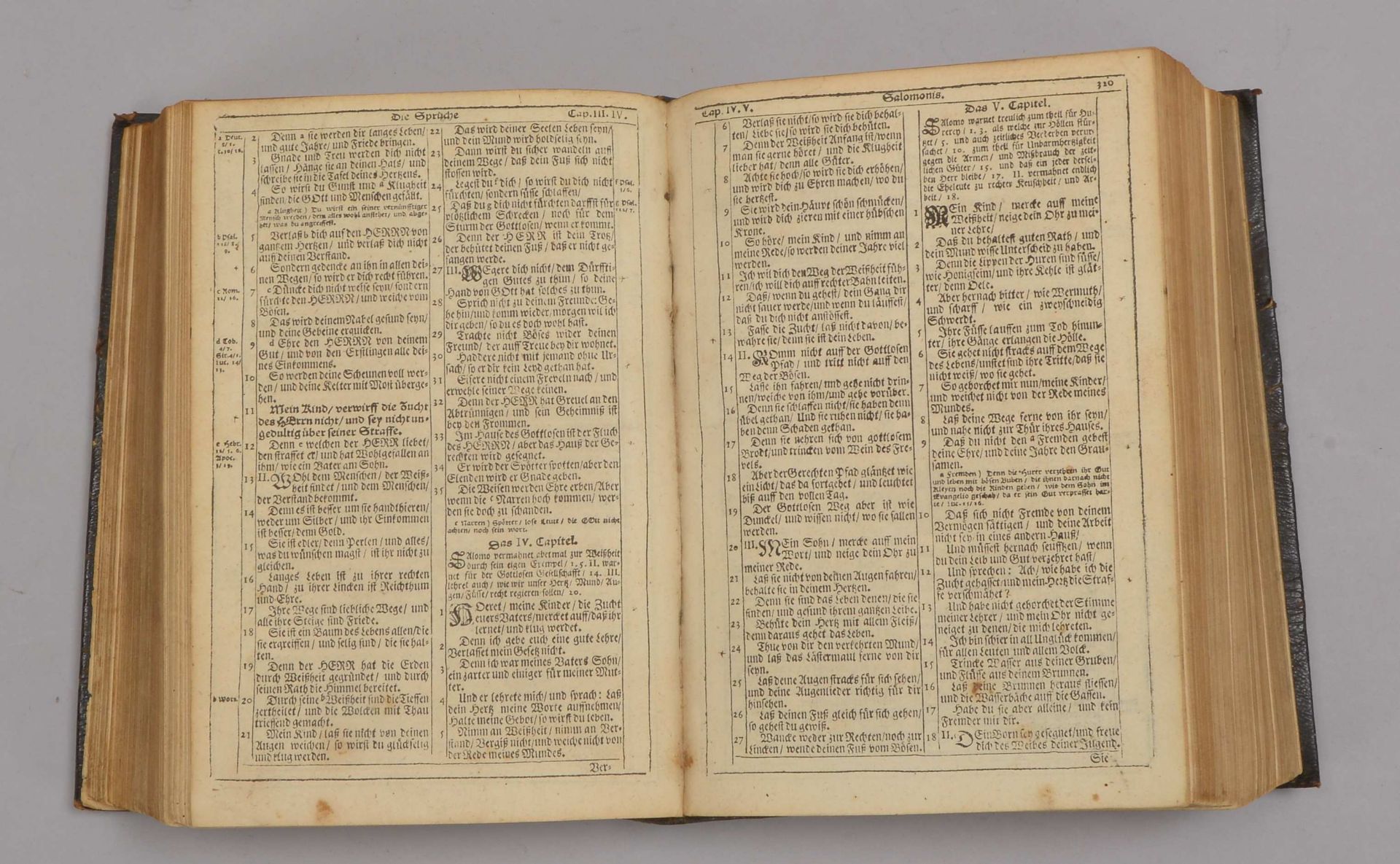 Antike Bibel: 'Deutsche Bibel, Altes und Neues Testament' (Wittenberg: 1715 - Altes Testament: 1661) - Bild 4 aus 4