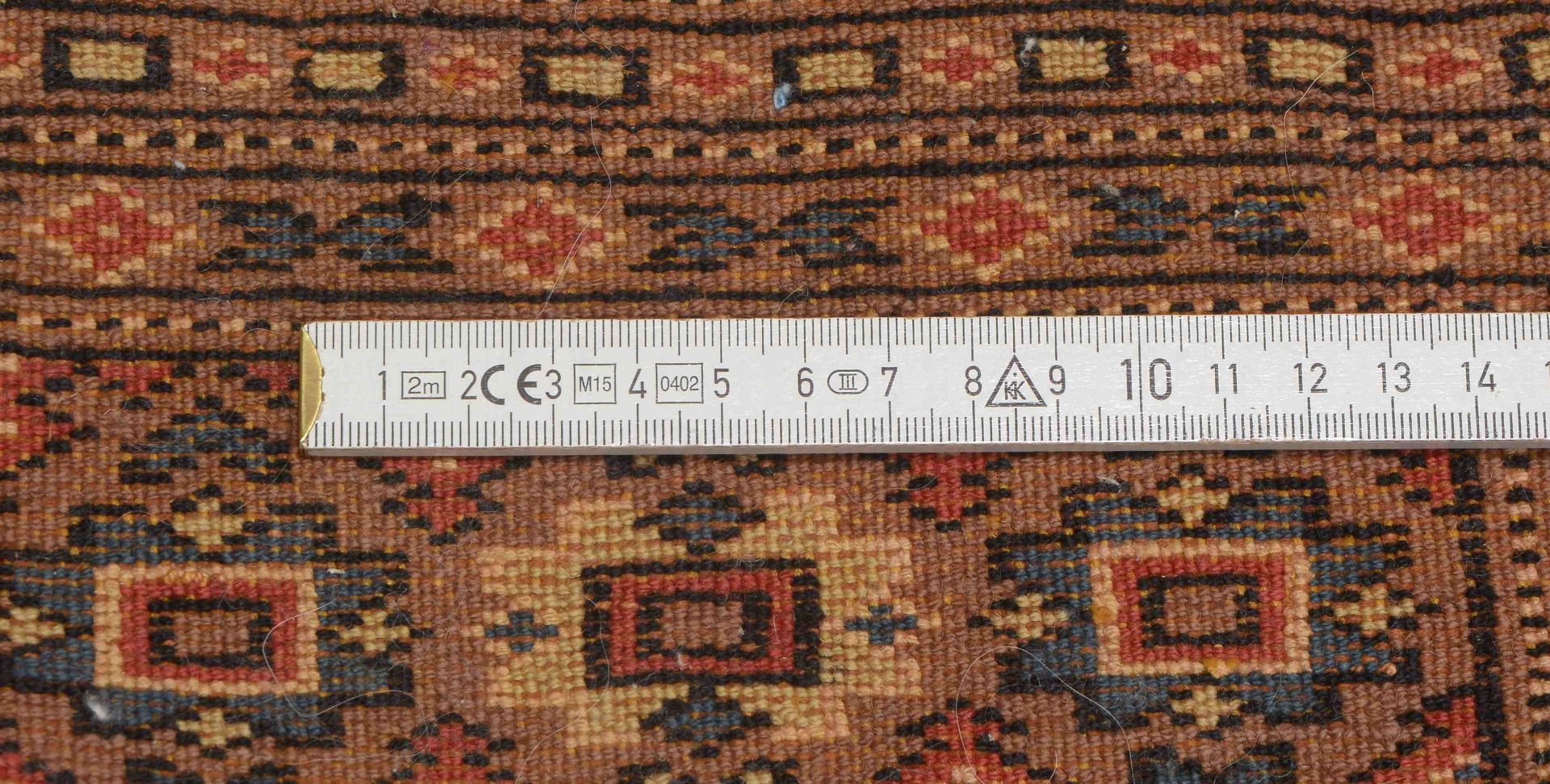 Orientteppich (Pakistan), feine Kn&uuml;pfung, hochflorig; Ma&szlig;e 275 x 135 cm (leicht reinigung - Image 2 of 2