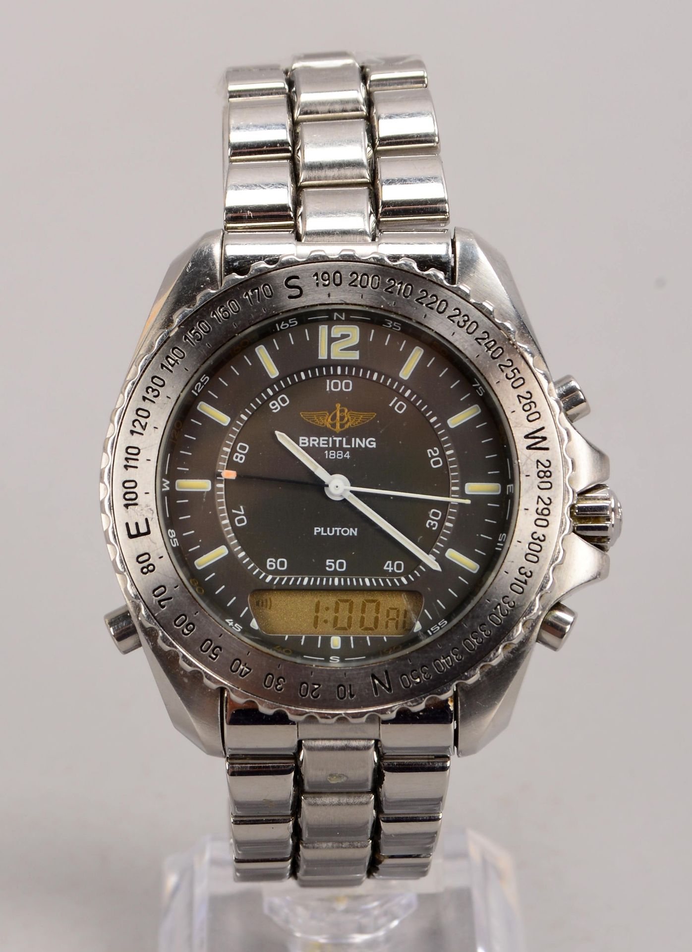 Herrenarmbanduhr (Schweiz), Breitling &#039;Pluton&#039;, Referenznr. &#039;A51038&#039;, Quarz, Sta - Image 2 of 2