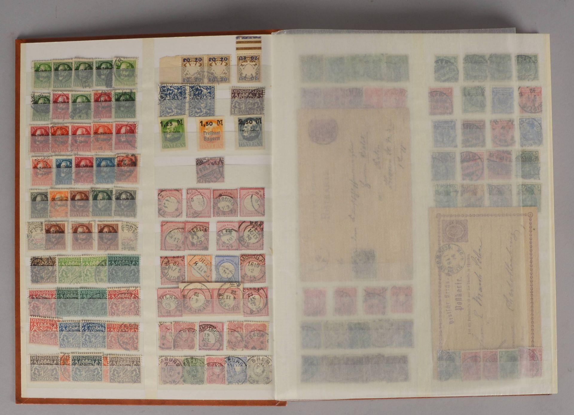 Briefmarkensammlung, 1852 - 1948: beginnend mit &#039;Bayern&#039;/sog. &#039;Quadrate&#039;, &#039; - Image 2 of 4