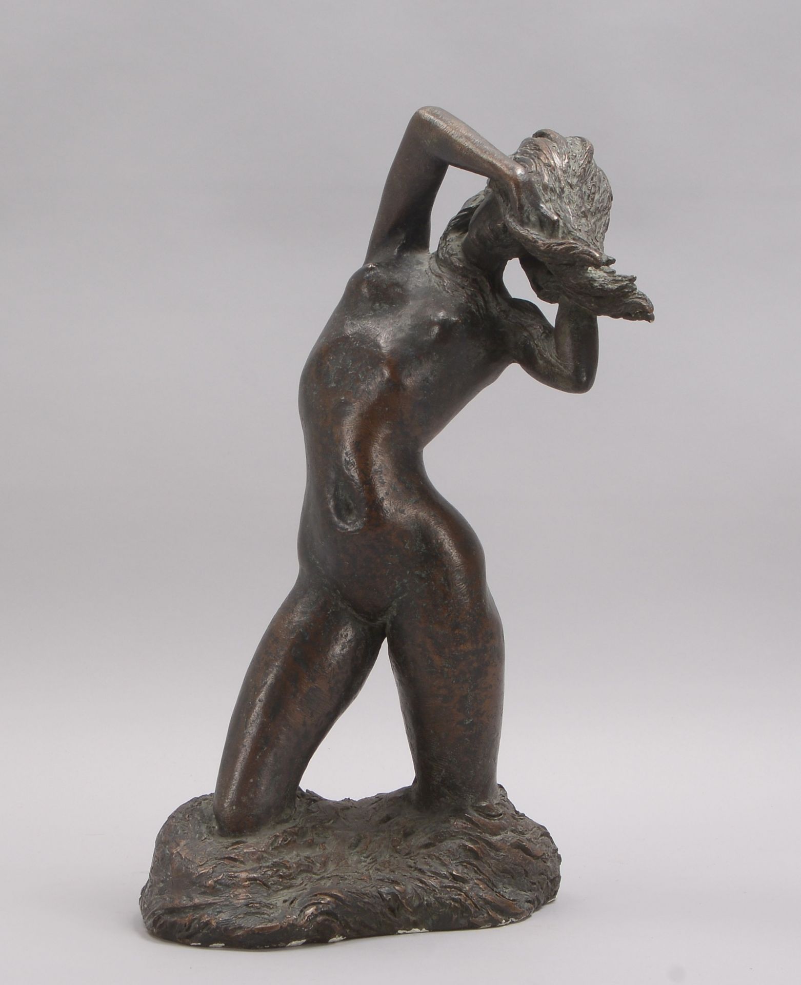 Faltermeier, Heinrich (1909 - 1944), Bronzefigur, 'Weiblicher Akt', rückseitig signiert und datiert 