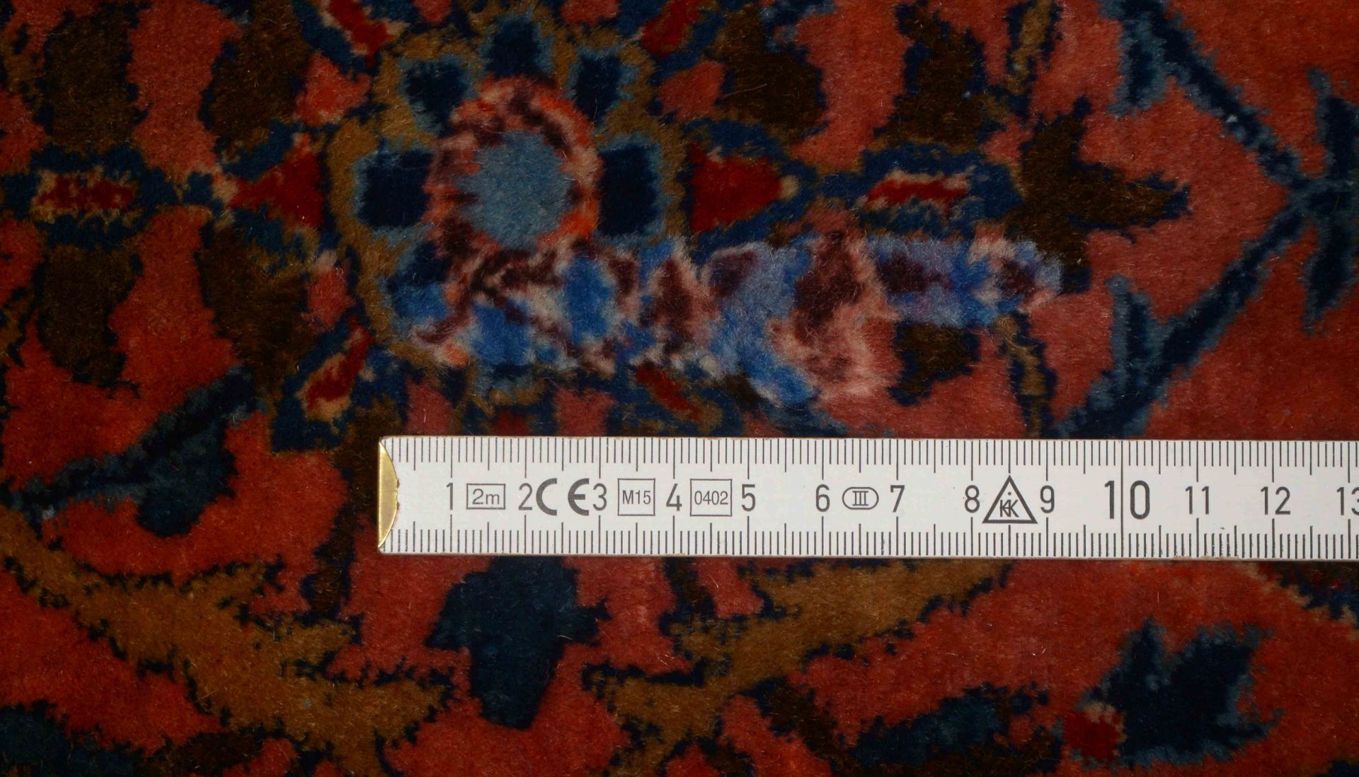 Sarough-Br&uuml;cke, feine Kn&uuml;pfung, hochflorig - in gutem Zustand; Ma&szlig;e 145 x 100 cm (mi - Image 3 of 3