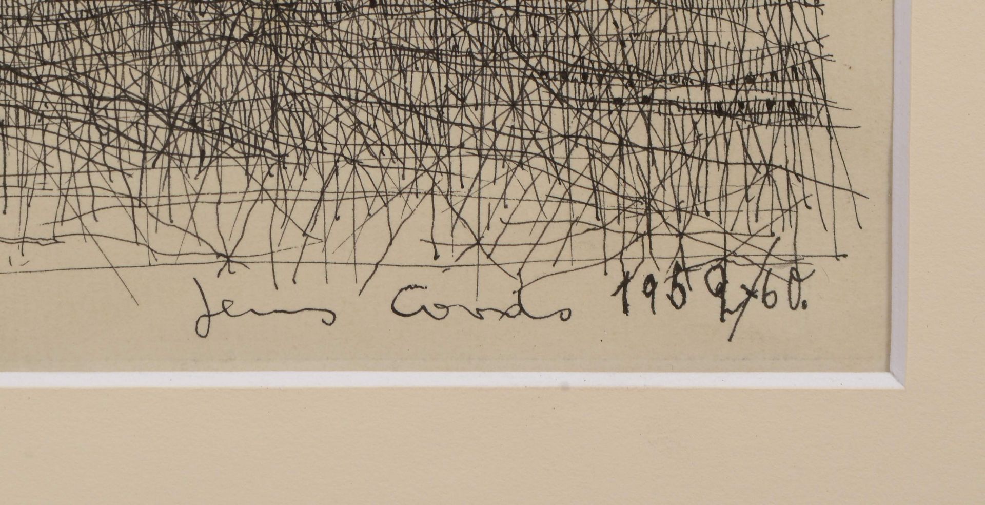 Cord, Jens (1932 - 2016, Hamburg), &#039;Mikrozellkopf&#039; - Originaltitel, Federzeichnung, unten - Image 2 of 2