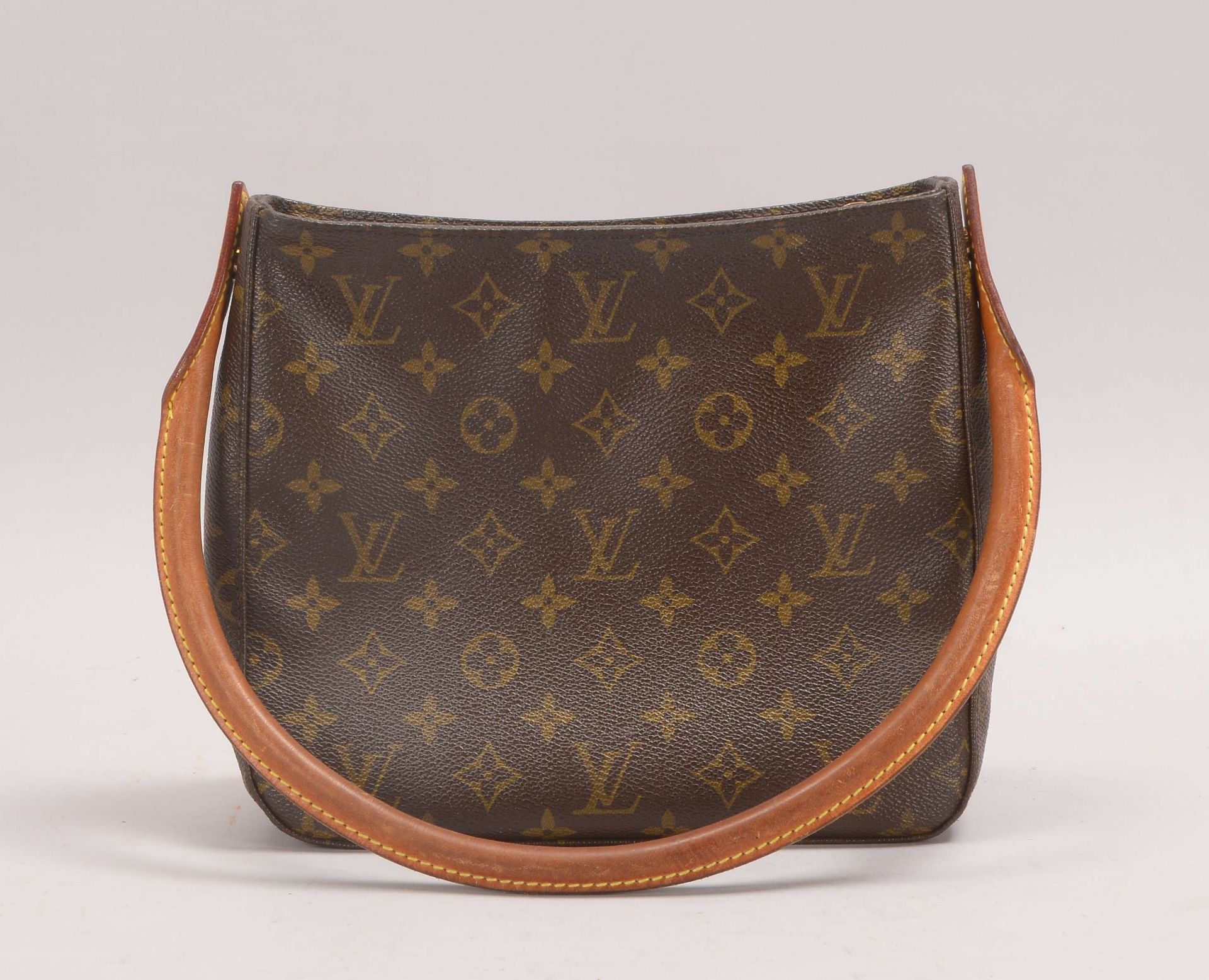 Louis Vuitton, Designer-Schultertasche, 'Looping', Monogram Canvas, mit einzelnem Henkel, Hauptfach 