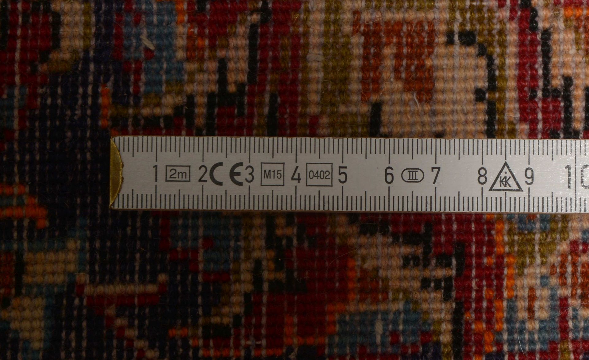Keshan-Orientteppich, gleichmäßiger Flor; Maße 304 x 197 cm (mit 2x kleinen Fraßstellen - inaktiv!,  - Bild 2 aus 2