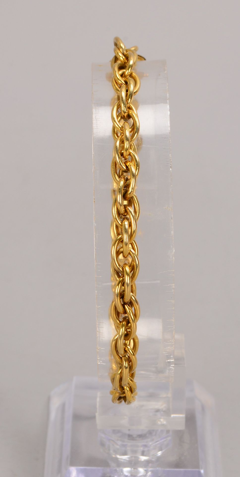 Armband, 585 GG (gestempelt), mit Federringschlie&szlig;e; L&auml;nge 18 cm, Gewicht 10,20 g - Image 2 of 2