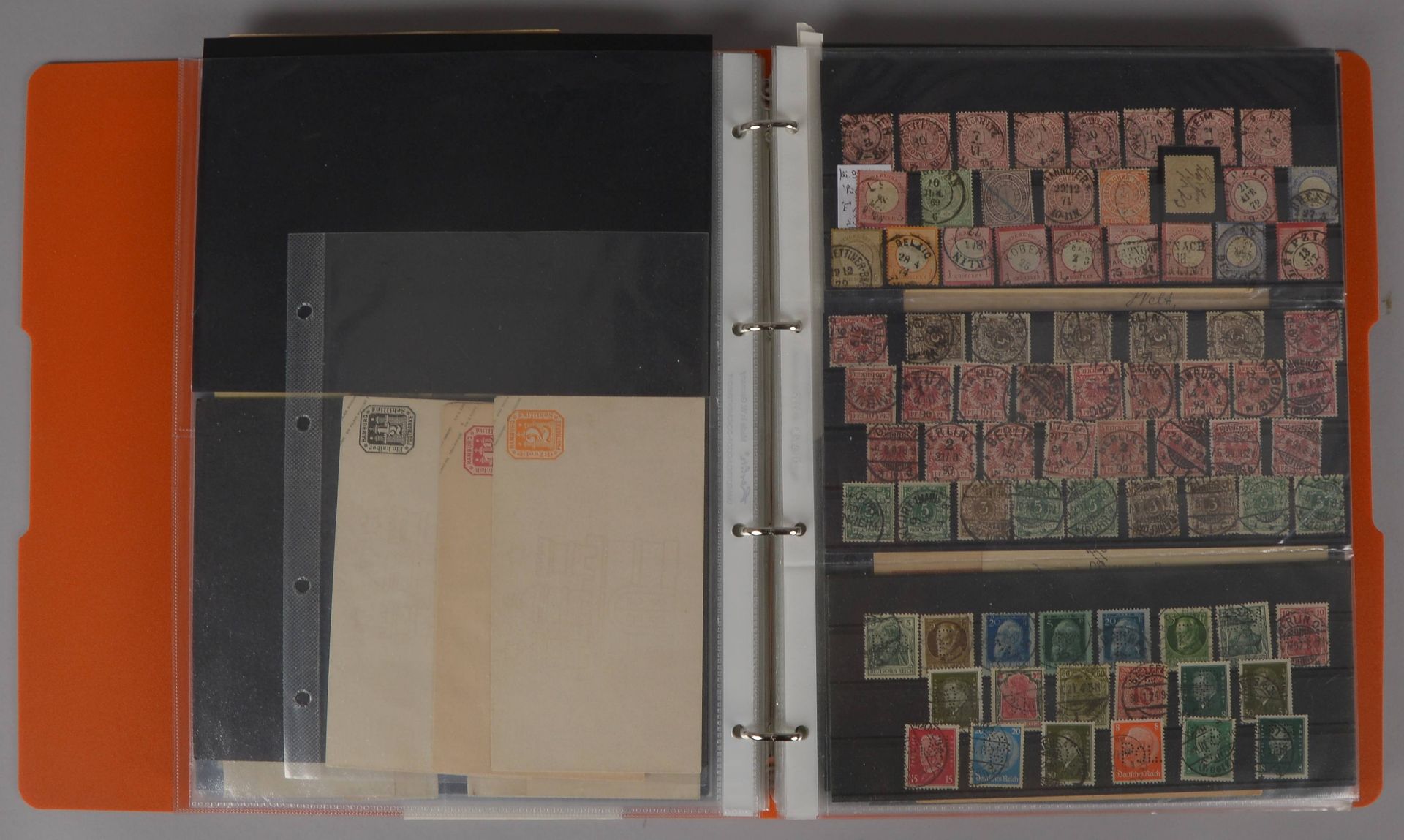 Briefmarken (vielfach von den Anf&auml;ngen der Briefmarken-&Auml;ra): Sammlung beginnend mit &#039; - Image 4 of 6