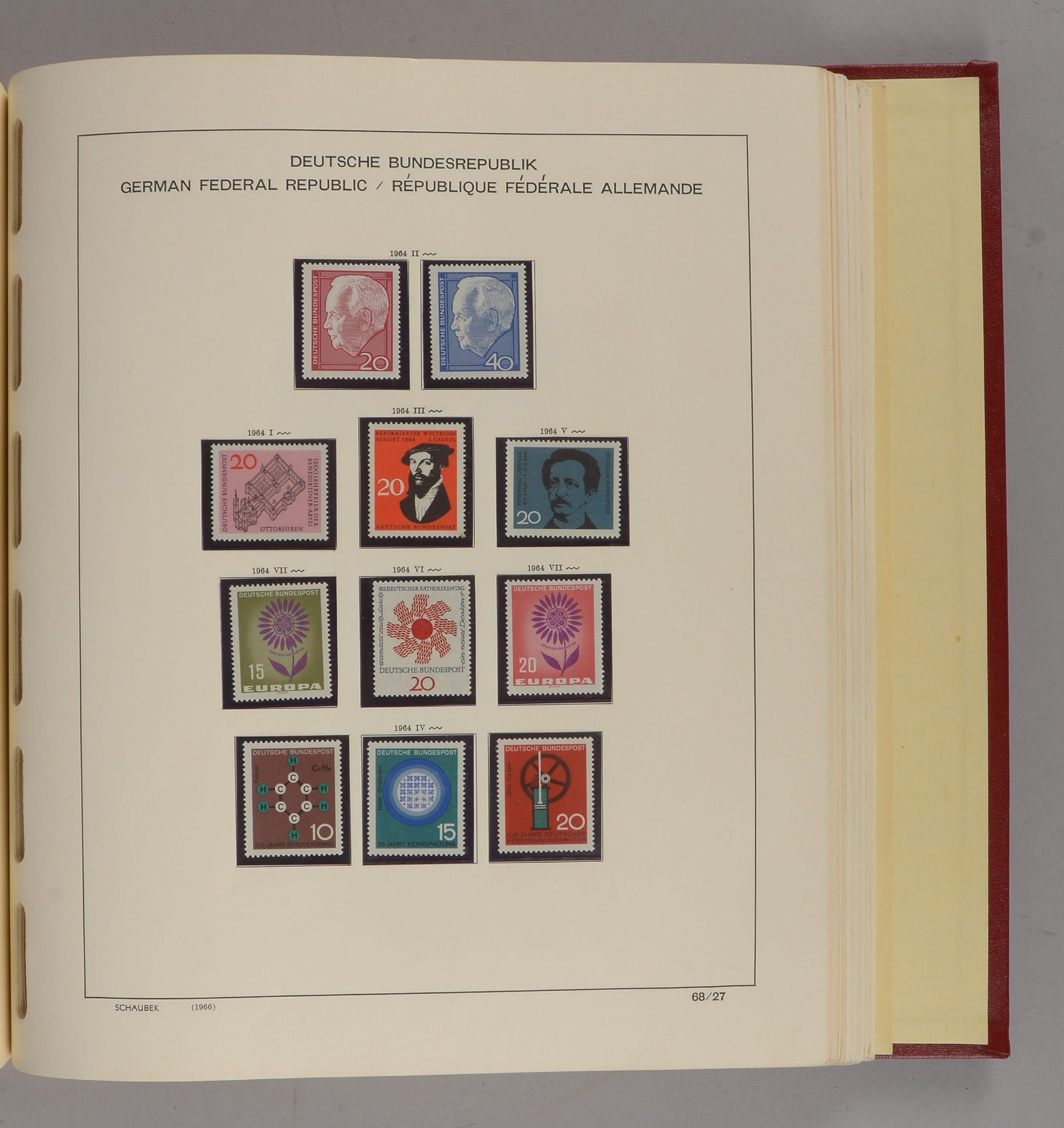 Briefmarken, 1949 - 1985: 'BRD', ab den ersten Ausgaben - in überwiegend frischer Erhaltung - Bild 4 aus 5