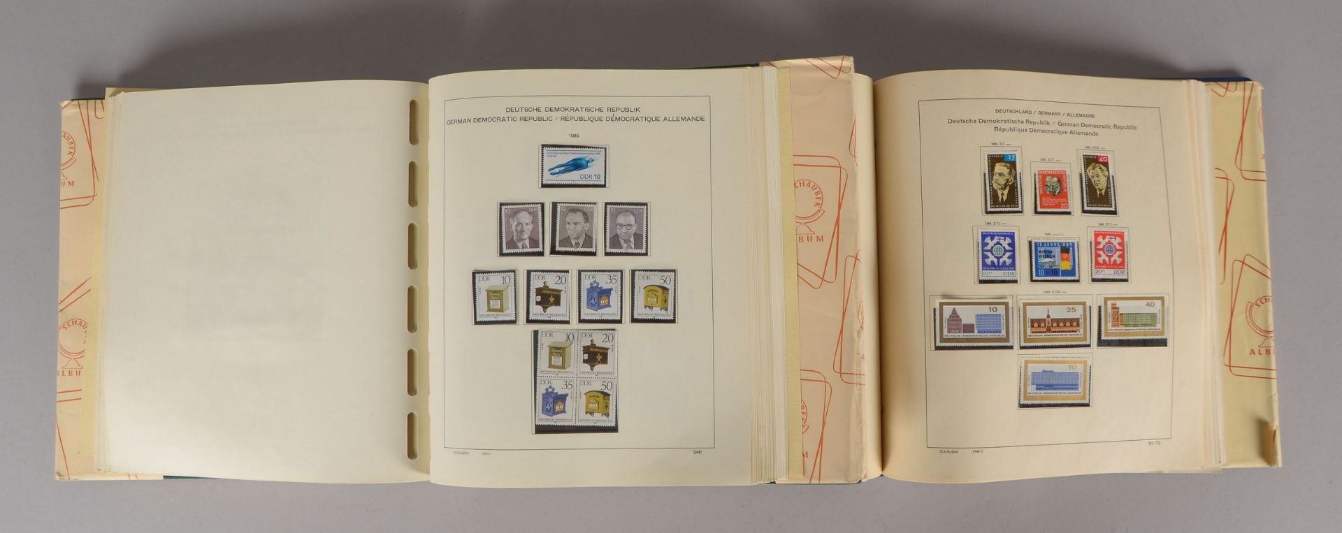Briefmarkensammlung, 1949 - 1989: &#039;DDR&#039;, von den Anf&auml;ngen - Ende der Ausgaben; in 2x - Image 3 of 3