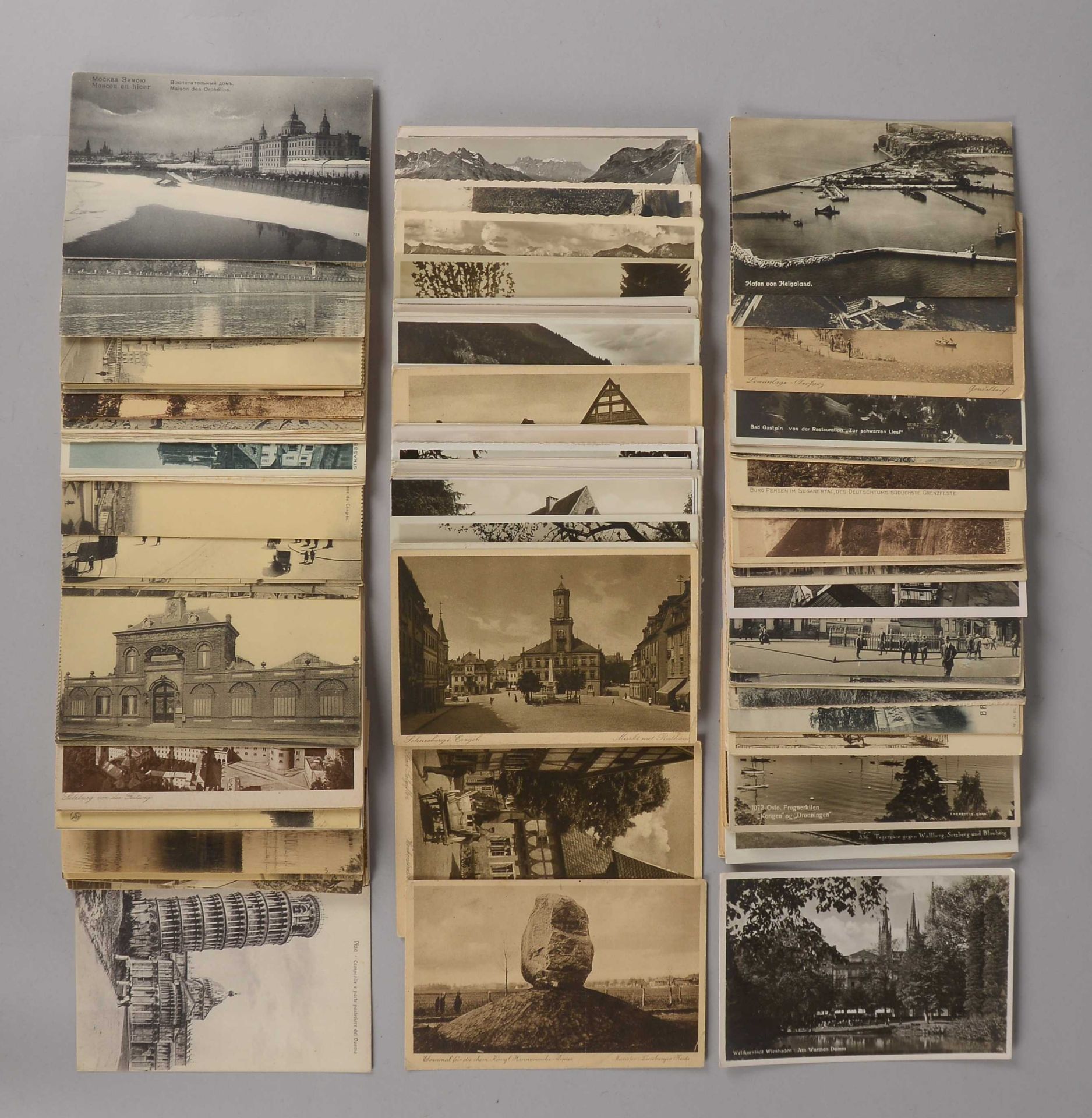 Postkartensammlung, alt: &#039;Deutsche St&auml;dte und Landschaften&#039;, ca. 90 St&uuml;ck; und S