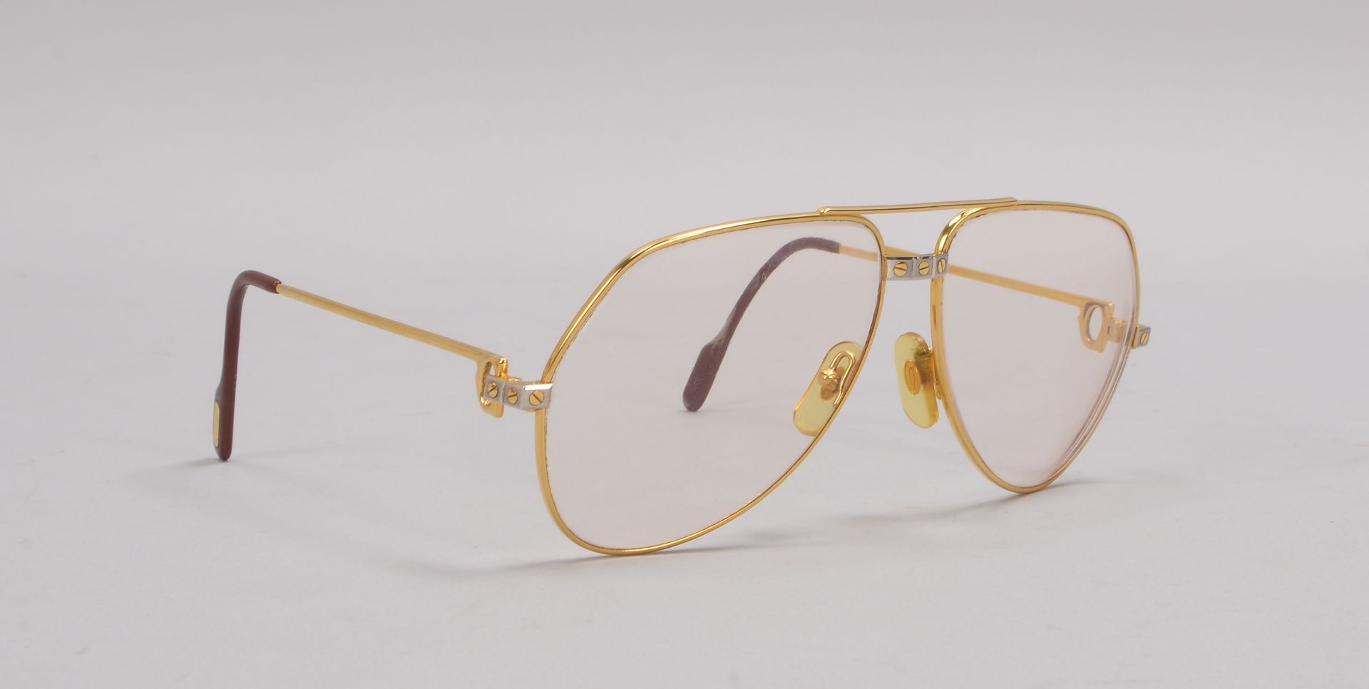 Designerbrille, &#039;Must de Cartier&#039;, Modell &#039;Vend&ocirc;me Santos&#039;, Gestell-Nr. &# - Image 2 of 3