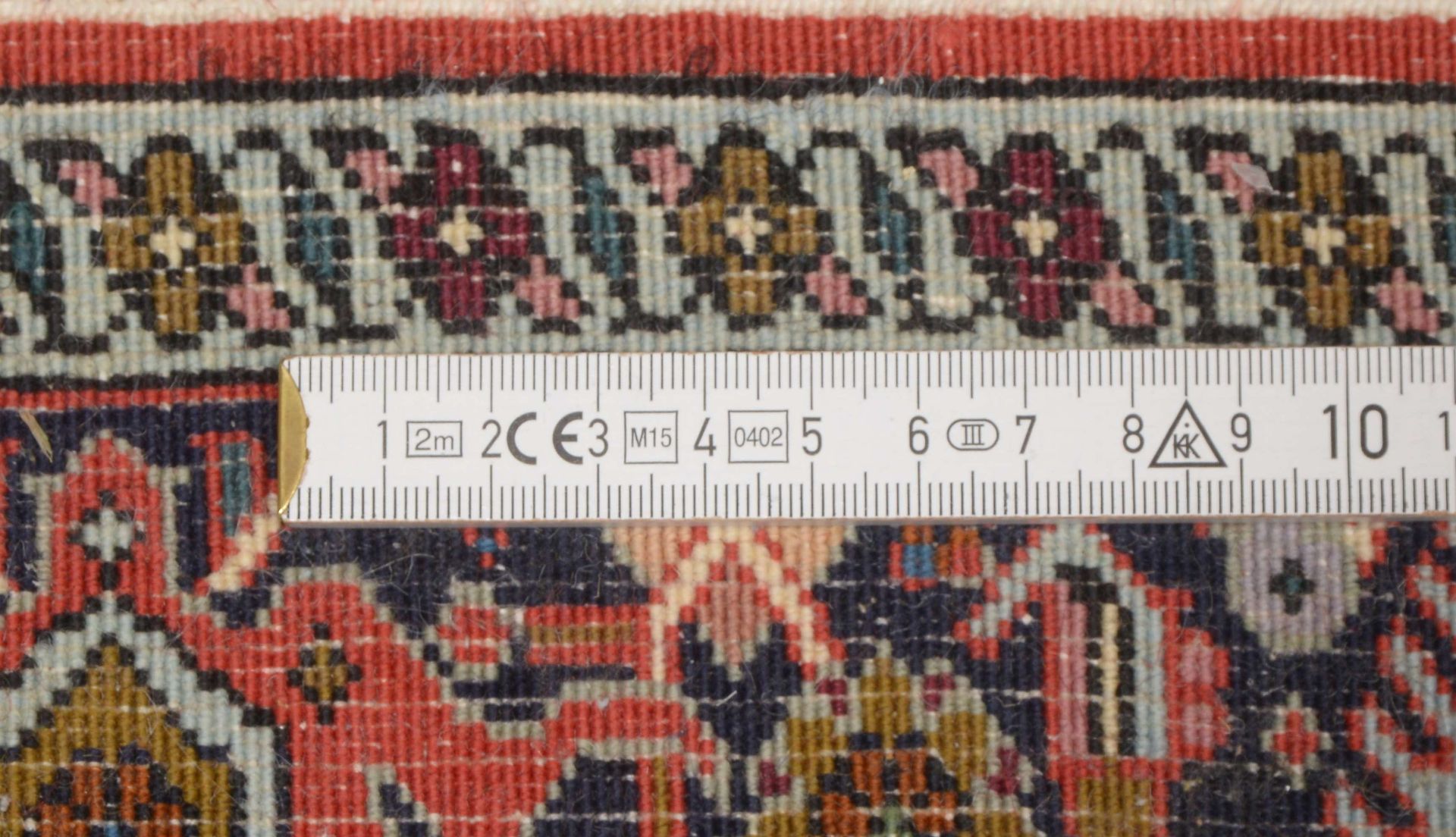 Bidjar-Orientbr&uuml;cke, mittelfeine feste Kn&uuml;pfung, Flor in gutem Zustand; Ma&szlig;e 174 x 1 - Image 2 of 2