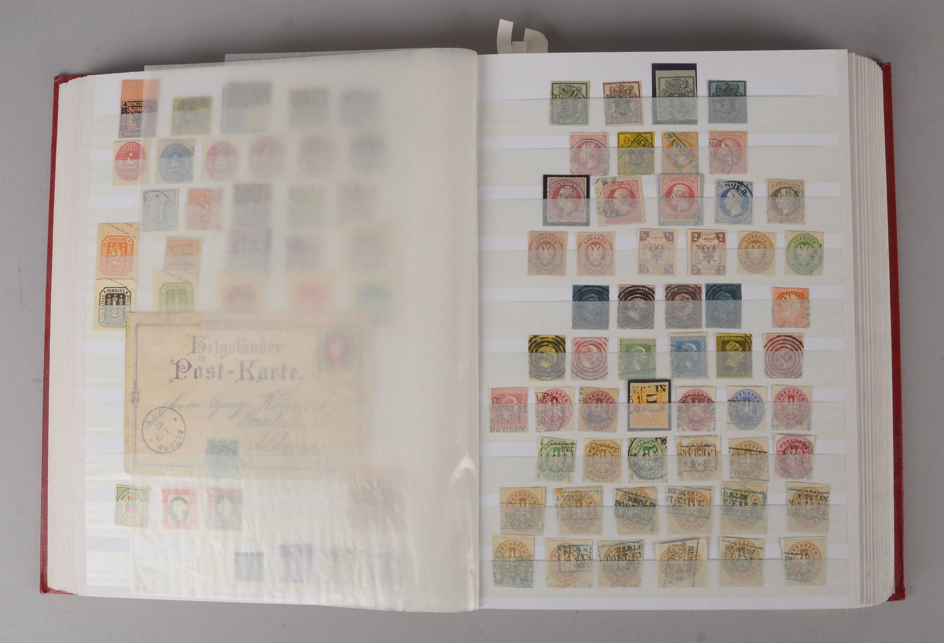 Briefmarken, ab ca. 1860 bis Neuzeit: &#039;Alle Welt&#039;, auf 60 Seiten im roten Einsteckbuch ges - Image 4 of 5