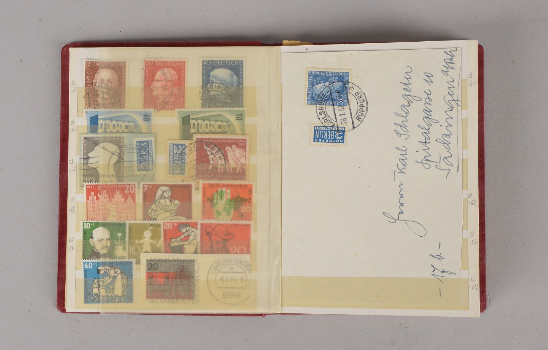 Briefmarken, &#039;Bundesrepublik&#039;/&#039;Berlin&#039;: jeweils Anfangsausgaben, daneben Karten - Image 2 of 3