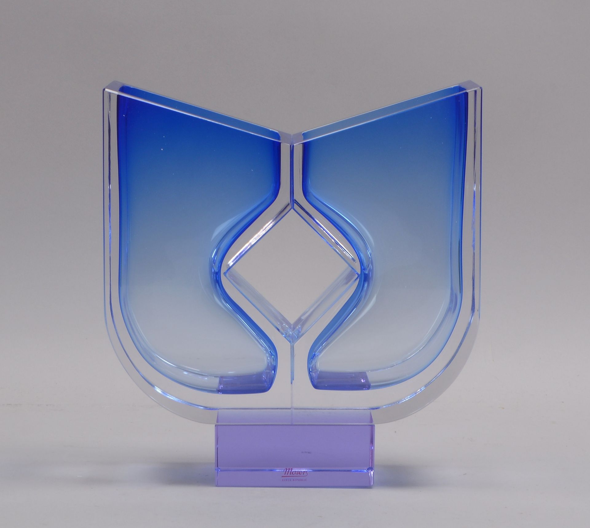 Moser, Designer-Glasvase, &#039;Wasser&#039; (aus der Serie &#039;Die vier Elemente&#039;), Entwurf:
