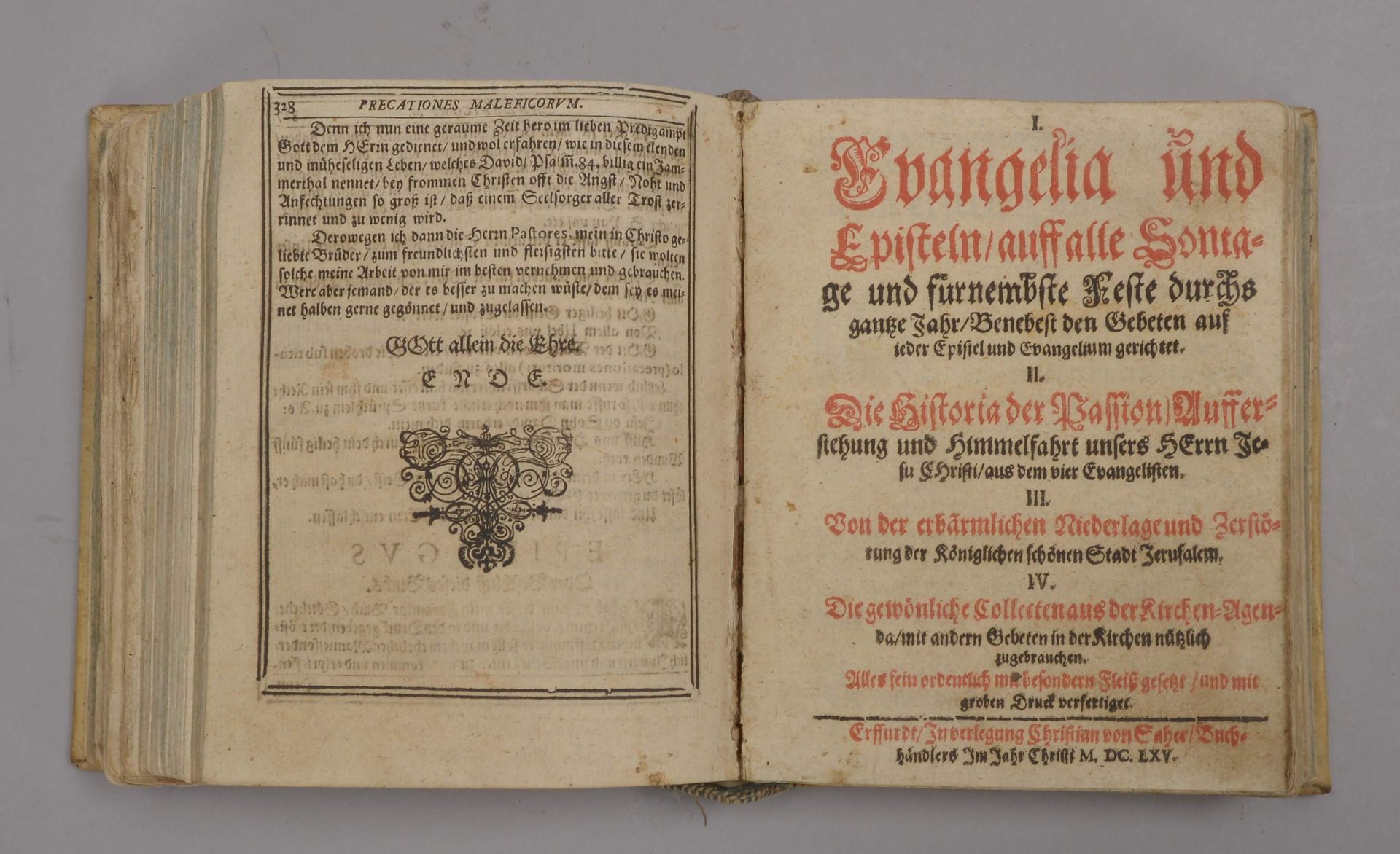 Antiquarischer Band, Schrader, Johann: &#039;Kirchen Formular/Allerhand Christlicher Wort/und Ceremo - Image 3 of 4