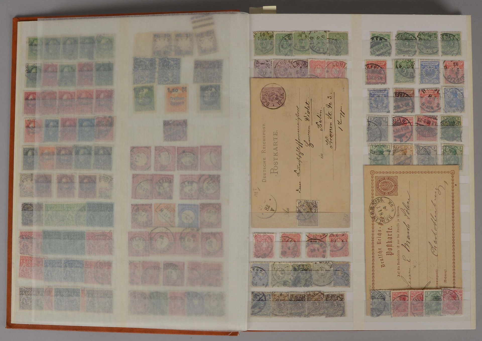 Briefmarken: Sammlung beginnend mit 'Altdeutschen Staaten', 'Baden', 'Bayern' mit den ersten Quadrat - Bild 2 aus 4