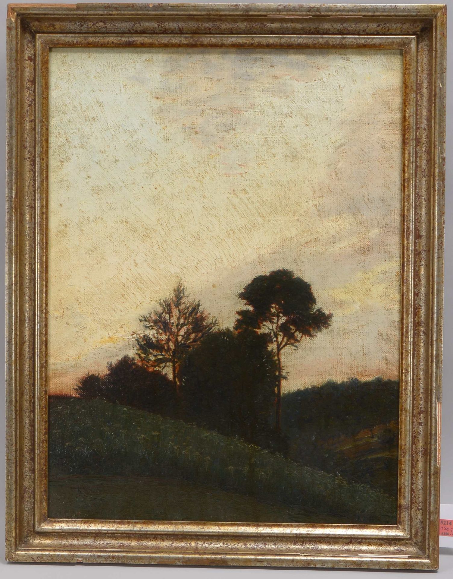 K&uuml;hnle, Karl (1900 - 1981, Kuppingen), &#039;Tallandschaft im Abendlicht&#039;, &Ouml;l/Lw, unt