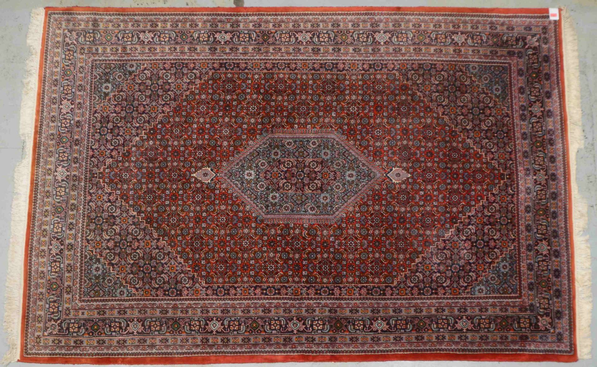 Indo-Bidjar, feste Kn&uuml;pfung, hochflorig - Flor in gutem Zustand; Ma&szlig;e 298 x 198 cm