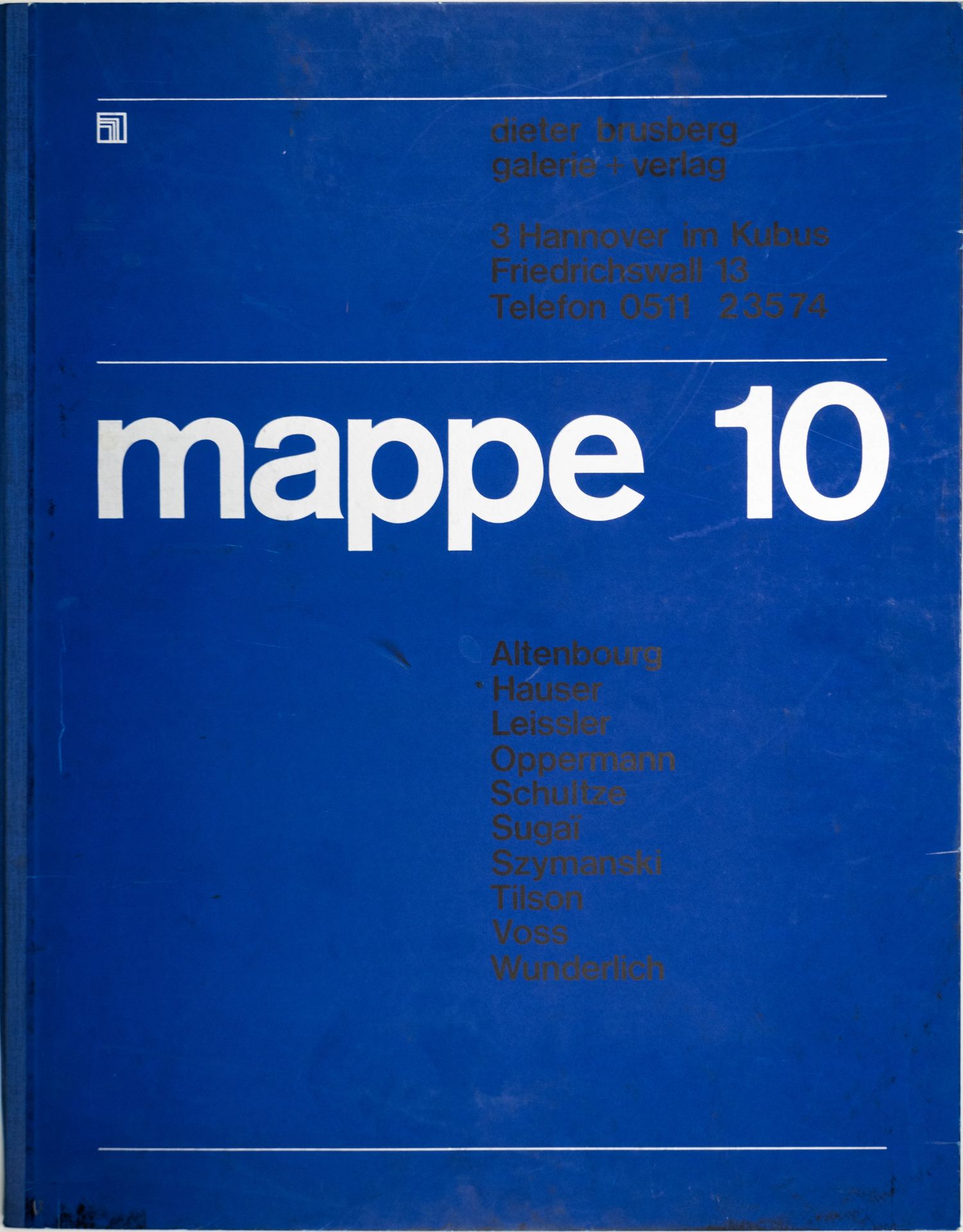 10-tlg., Grafikmappe 'Mappe 10', Werke u. a. von Gerhard Altenbourg, Erich Hauser, Arnold Leissler, - Image 12 of 12