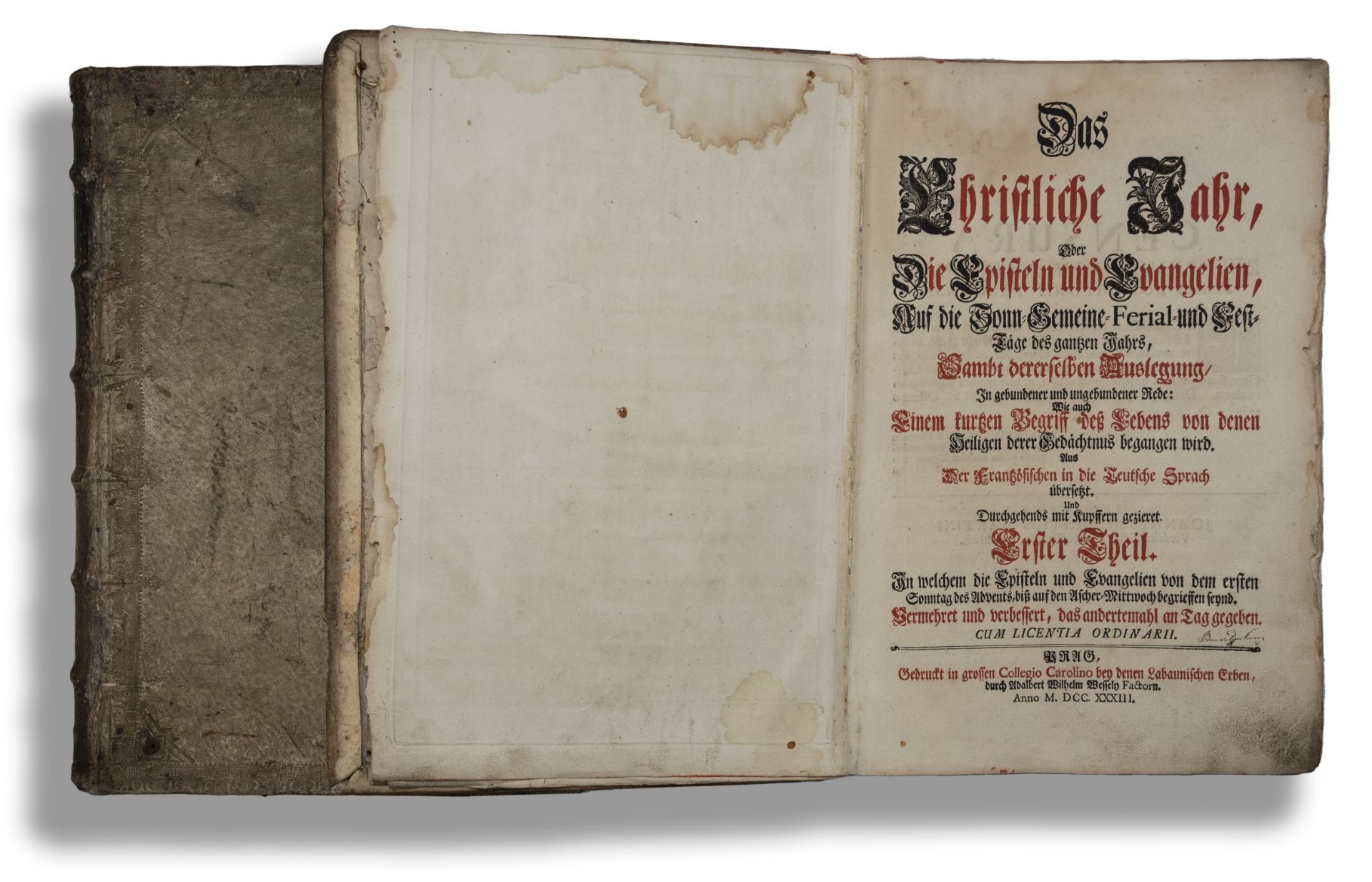 'Das Christliche Jahr. Die Episteln und Evangelien', Nicolas Letourneux, 1733 - Bild 4 aus 4