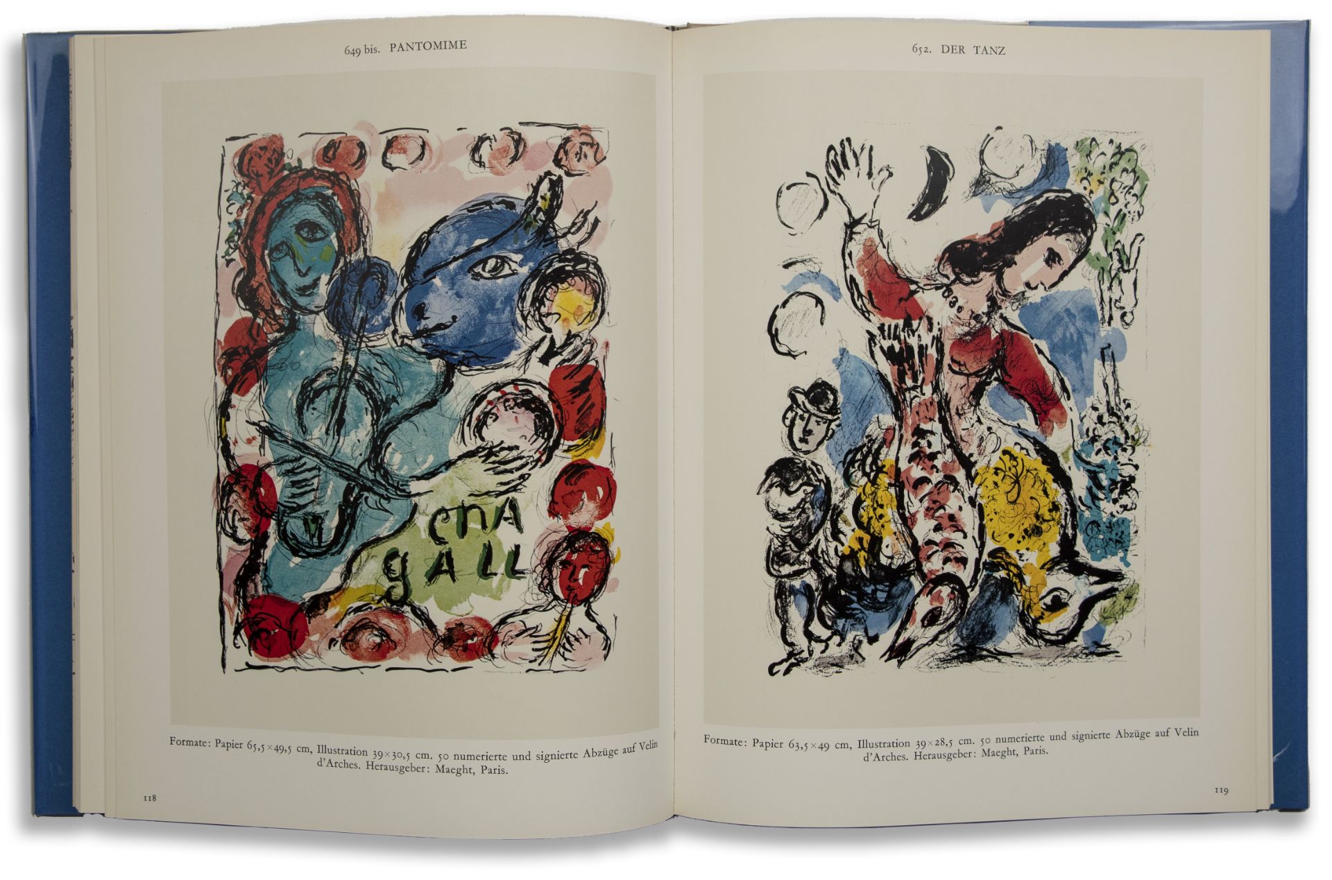 Werkverzeichnis der Lithografien (Lithograph II-V), 4-tlg., Marc Chagall - Bild 9 aus 12