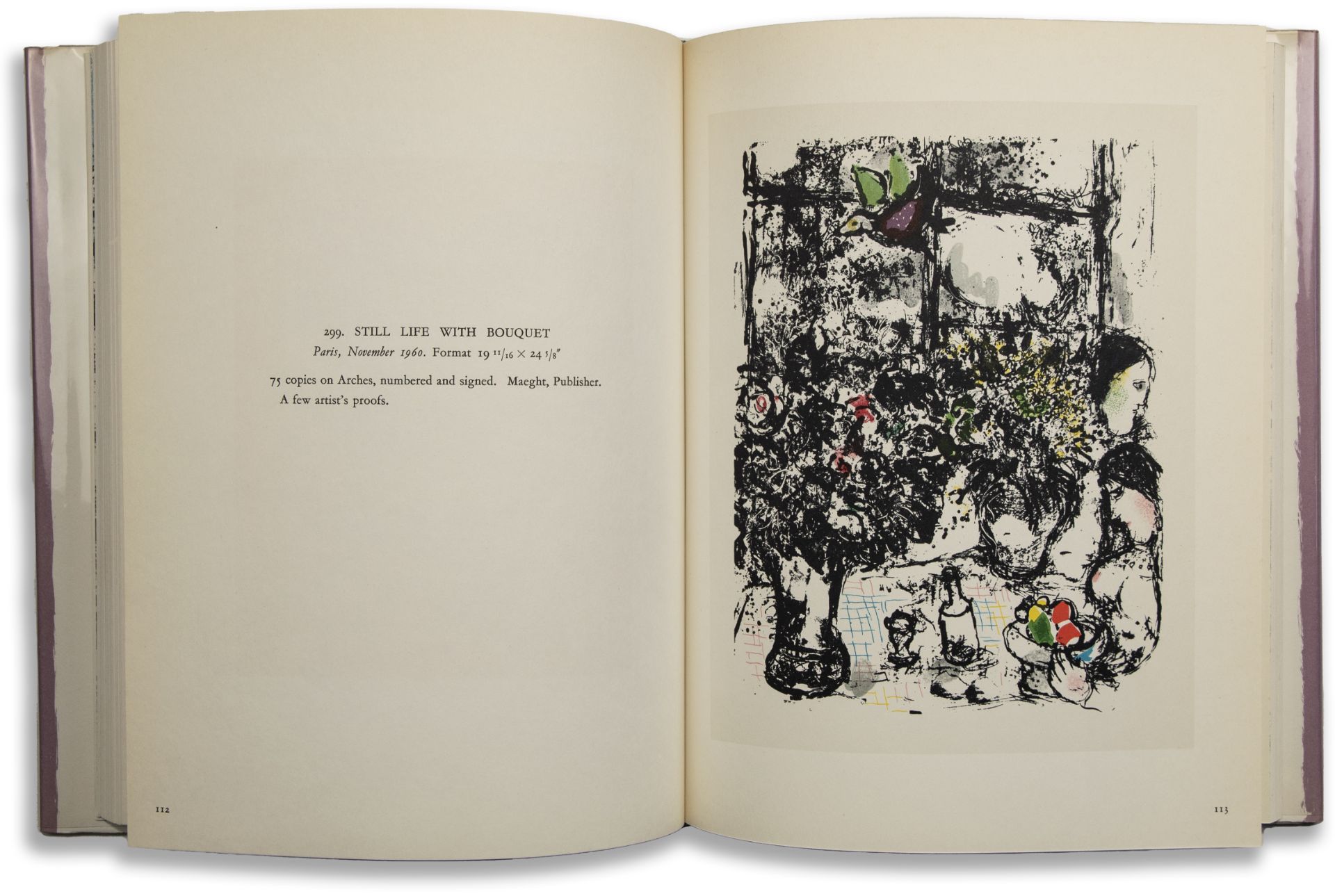 Werkverzeichnis der Lithografien (Lithograph II-V), 4-tlg., Marc Chagall - Bild 4 aus 12