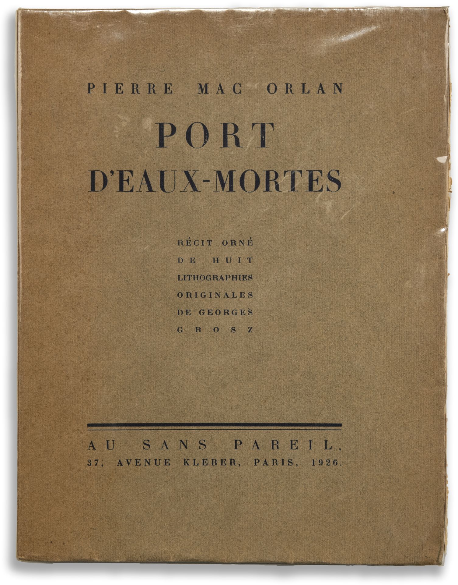 'Port d'eaux mortes', George Grosz und Pierre Mac Orlan, 1926 - Bild 2 aus 2