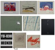 Konvolut Bücher und Ausstellungskataloge von Günther Uecker