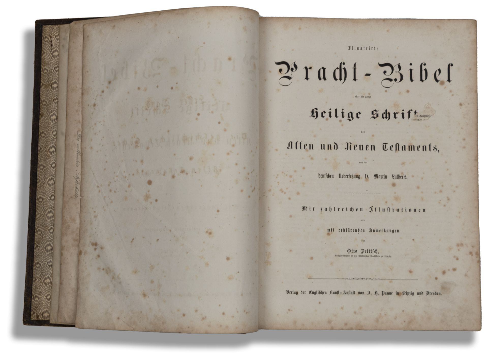 Illustrierte Prachtbibel, Otto Delitsch, 1862
