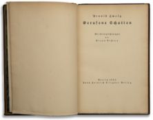 'Gerufene Schatten', Arnold Zweig, 1923