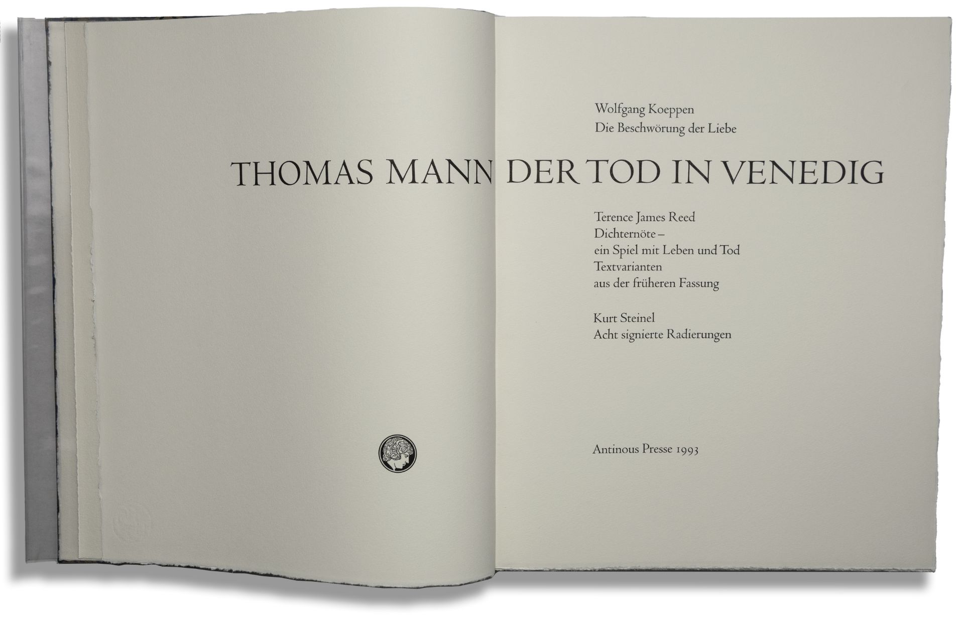 'Der Tod in Venedig', Thomas Mann, 1993