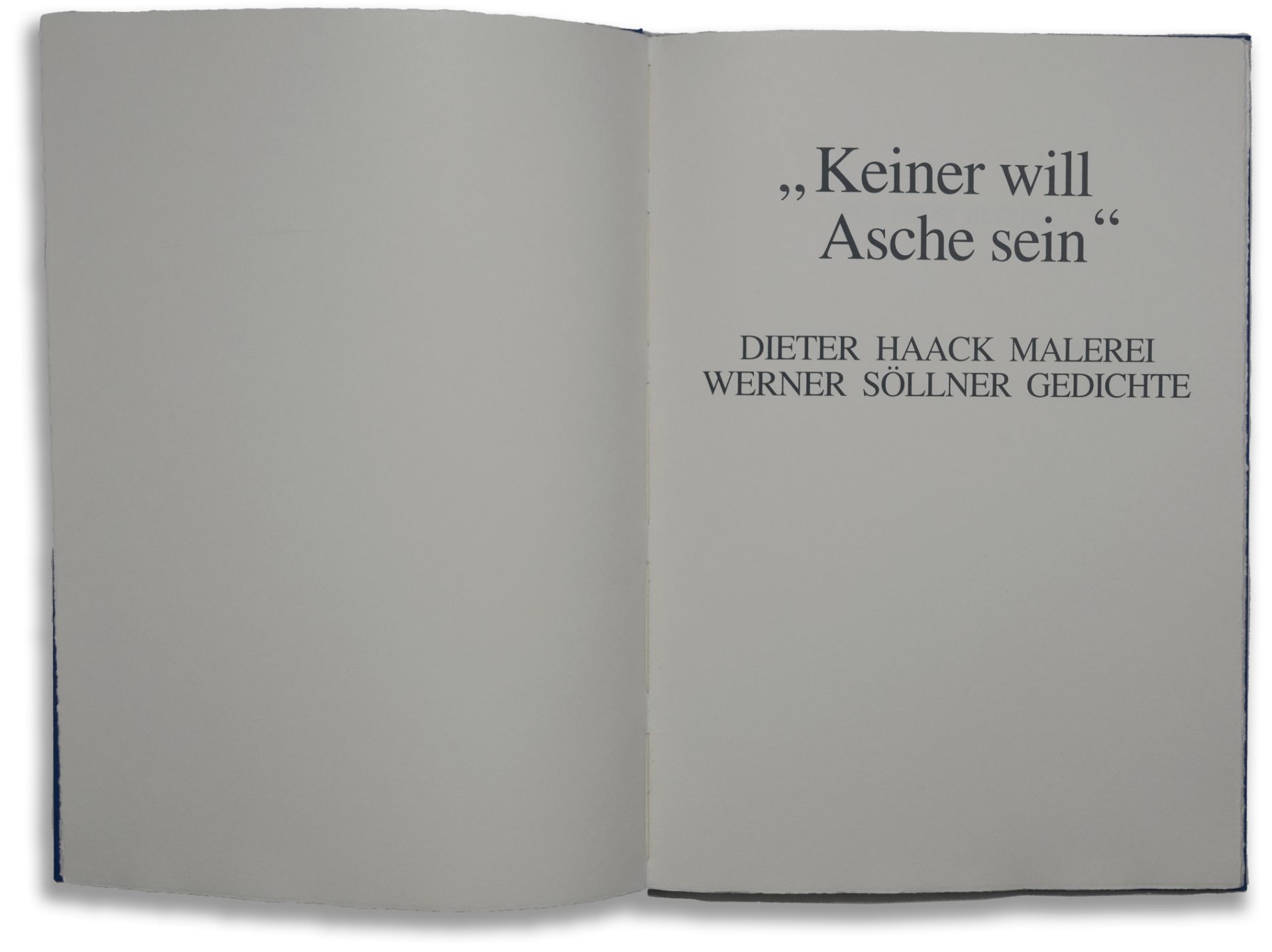 'Keiner will Asche sein', Dieter Haack und Werner Söllner, 1994