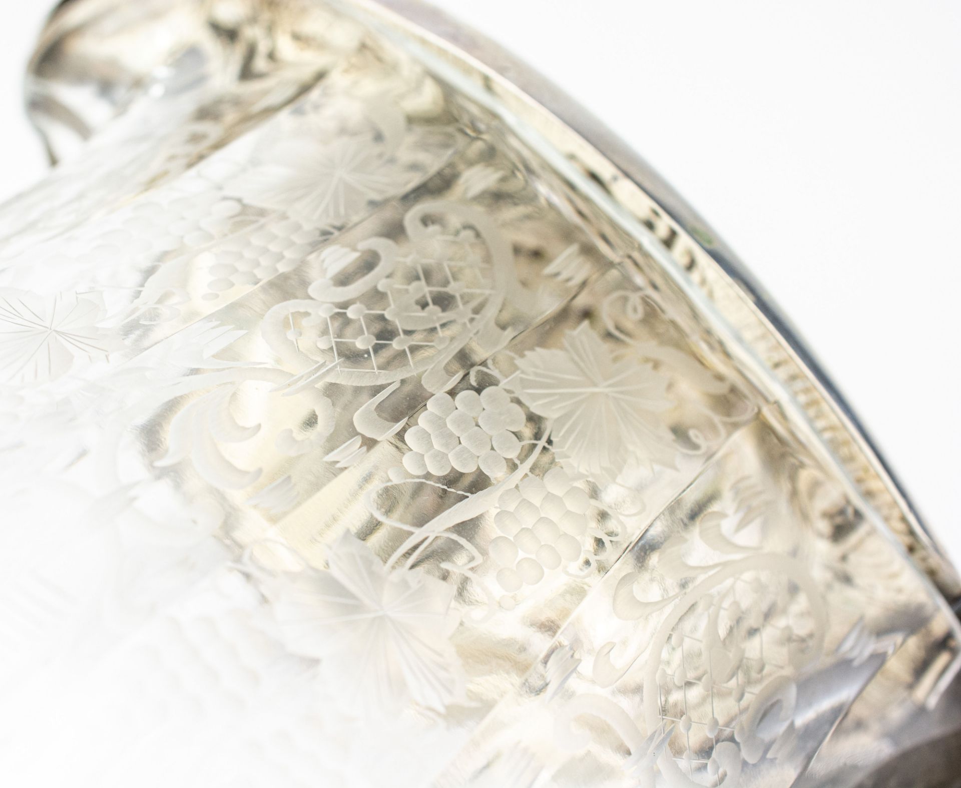 Kristallkanne mit ornamentiertem Silber - Image 5 of 5