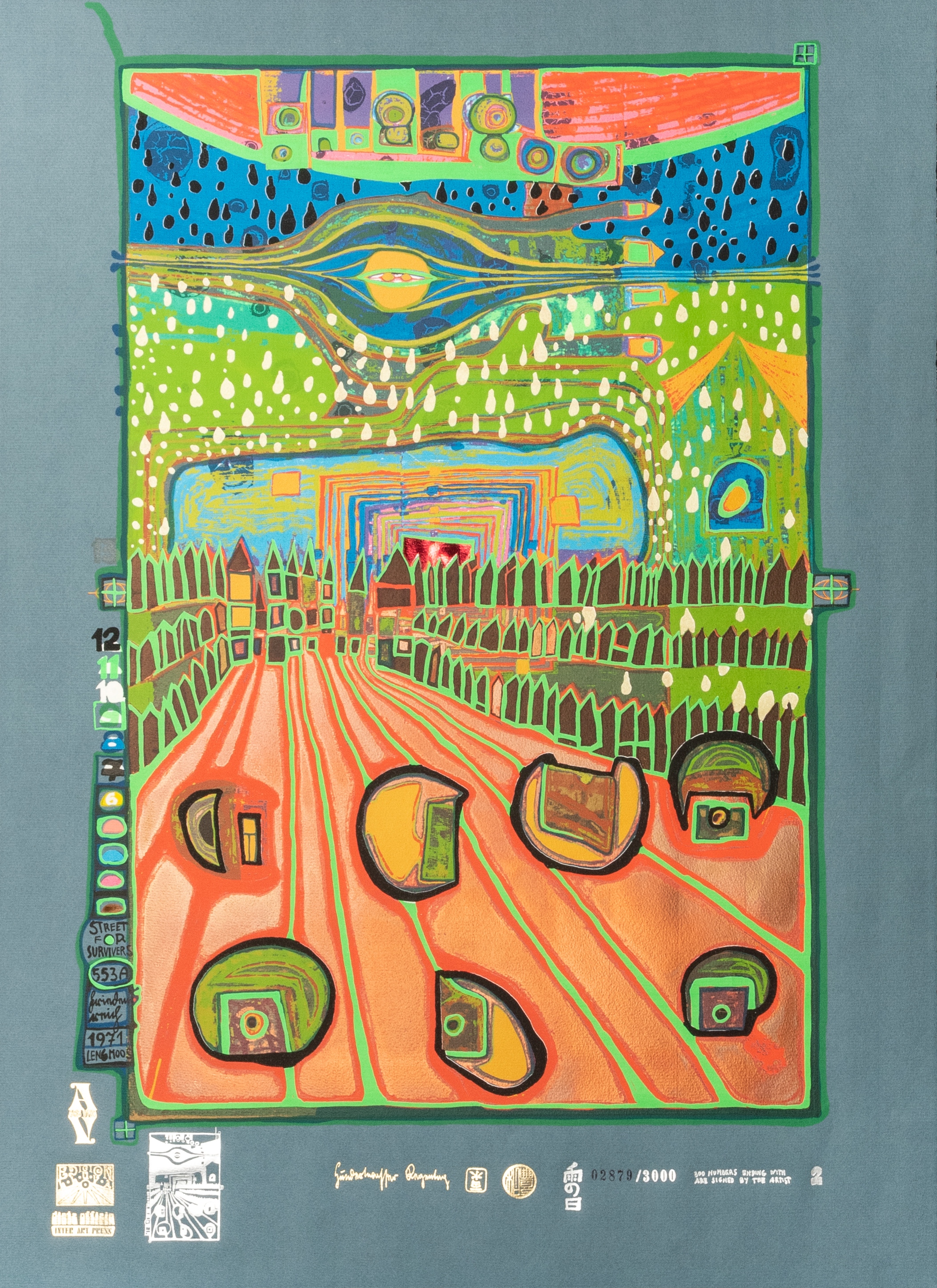 Friedensreich Hundertwasser (1928 Wien - 2000 Brisbane) (F)