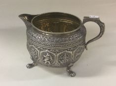 EDINBURGH: A good quality silver cream jug with gi