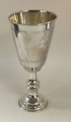 A silver Kiddush cup. Birmingham 1915. By John Ros