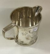 An Edwardian silver jug. Approx. 40 grams. Est. £3