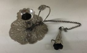 A William IV miniature silver toy chamberstick. 1832.