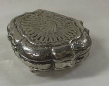 An 18th Century Norwegian silver snuff box. Marked