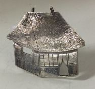 A Chinese silver menu holder. Approx. 19 grams. Est. £80 - £120.