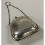 A silver handbag on suspension chain. Birmingham19
