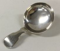 CHESTER: A rare silver caddy spoon. 1837. By John