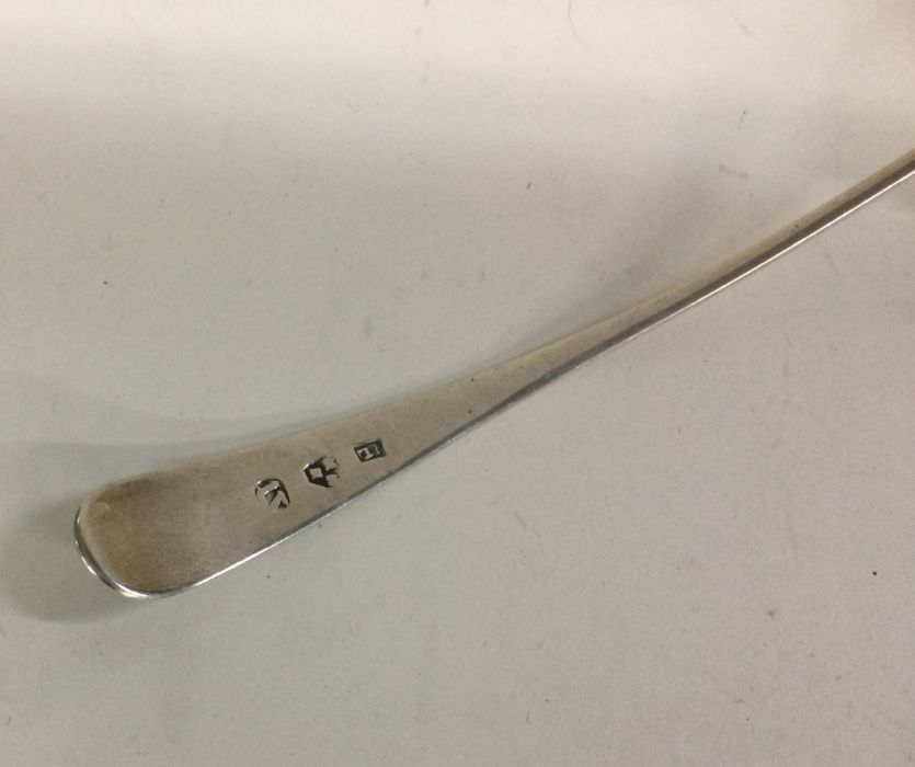 SCOTTISH PROVINCIAL: A Georgian silver sauce ladle - Image 2 of 2