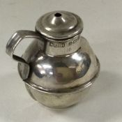 A silver pepper in the form of a jersey can. Birmi