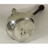 A George I silver brandy pan of typical form. Lond